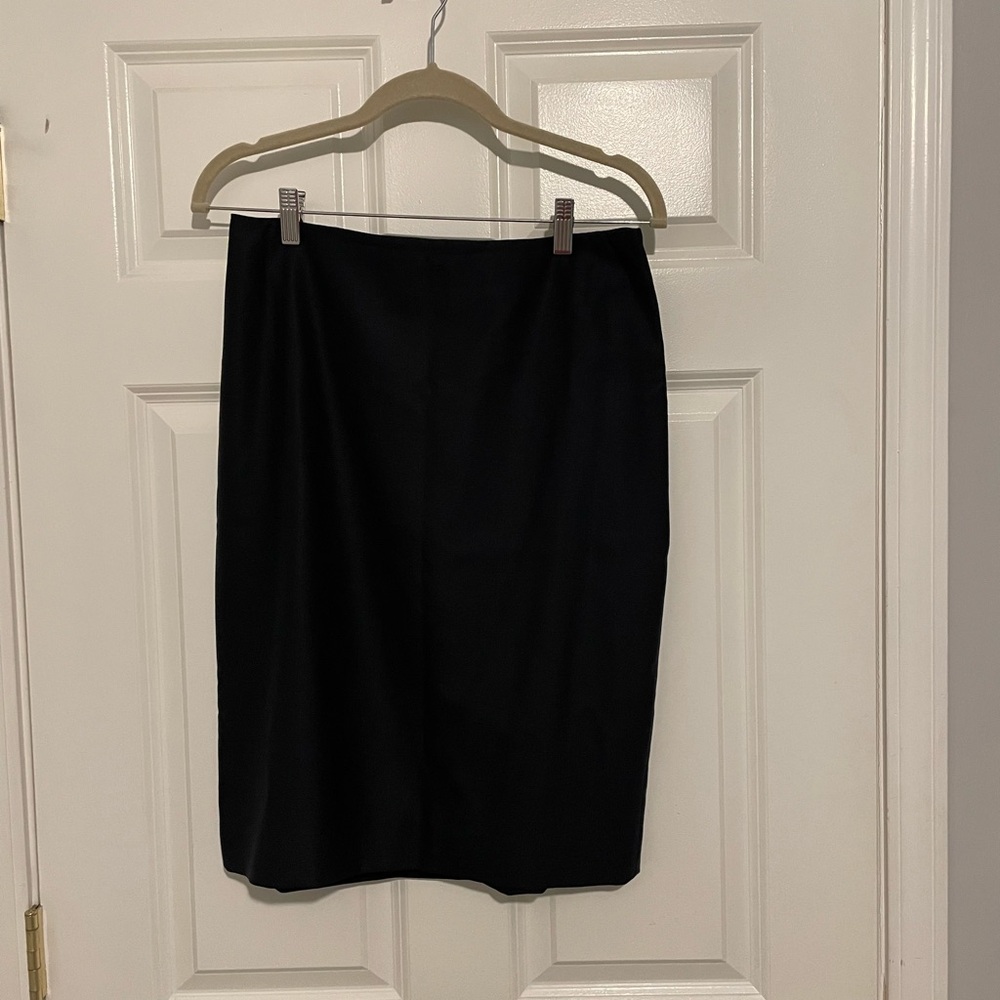 MaxMara Black Pencil Skirt Knee-Length Work